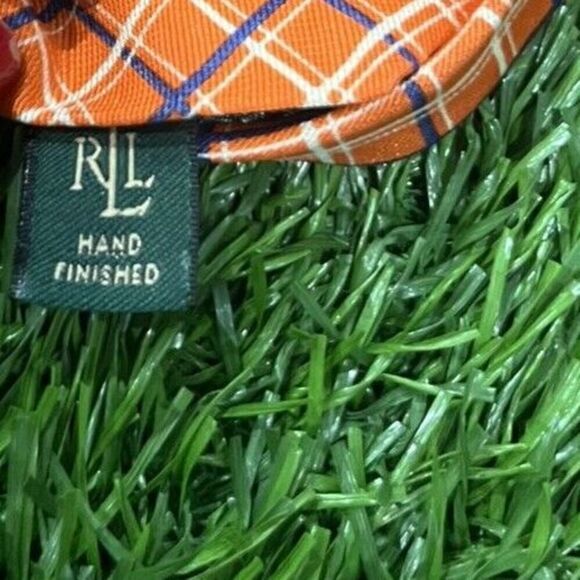 Lauren Ralph Lauren Green Label Plaid Checks Silk Men’s Neck Tie Made In USA - Picture 9 of 11